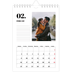 A5 Photo Calendar — Serif and moments [February]