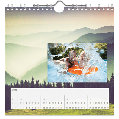 Square calendars  — Back to nature [April]