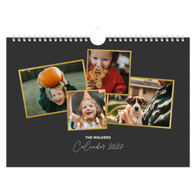 A4 Landscape Photo Calendar — So many memories [cover]