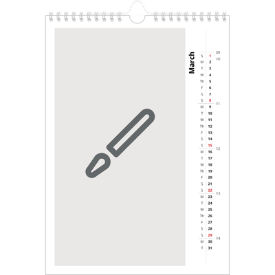 A4 Photo Calendar — Design your own product [March]