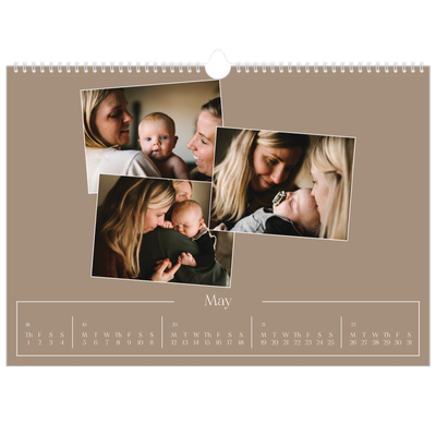 A3 Photo Calendar — Crafted memories [cover]