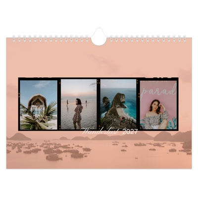 A4 Landscape Photo Calendar — Adventure wanderlust [cover]