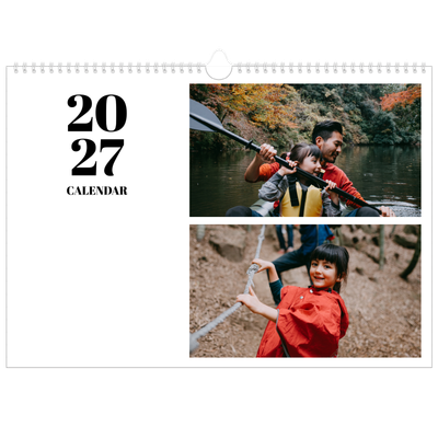 A3 Photo Calendar — Serif and moments [cover]