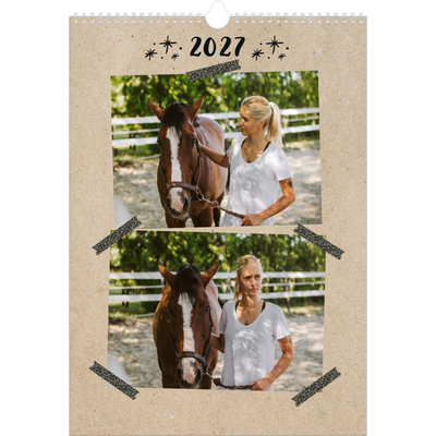 A3 photo calendars — Craft tape [cover]