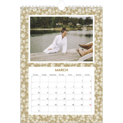 A4 Photo Calendar — Full bloom [March]