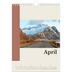 A4 Photo Calendar — Sights of the world [April]