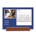 Easel Desk Calendar Landscape  — Editorial Earth [February]