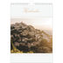 A4 Photo Calendar — Gold script banner [cover]