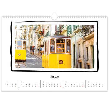 A3 Landscape Photo Calendar — Scrapbook snapshots