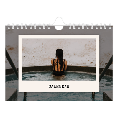A5 Landscape Photo Calendar — The portrait edit [cover]