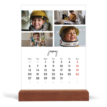 Easel Desk Calendar Portrait — Photo arrangements