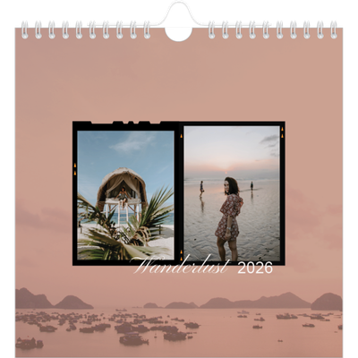 Square calendars  — Adventure wanderlust [cover]