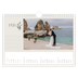 A4 Landscape Photo Calendar — Initials in bloom [February]