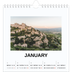 Square calendars  — Simple photo [January]