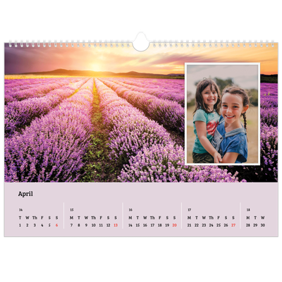 A3 Photo Calendar — Four seasons [April]