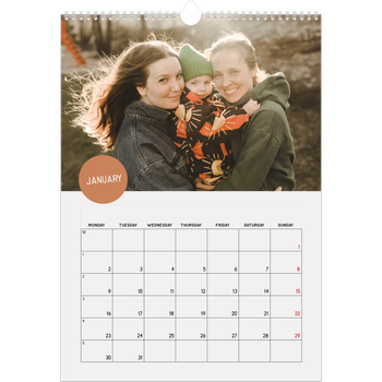 A4 Photo Calendar — Photo sticker