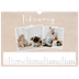 A3 Photo Calendar — Scrapbook calendar [February]