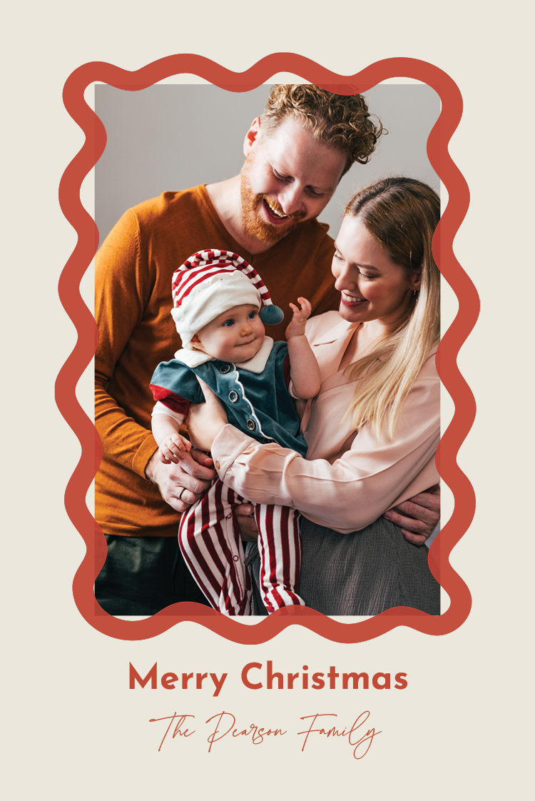 Cards — Holiday squiggle