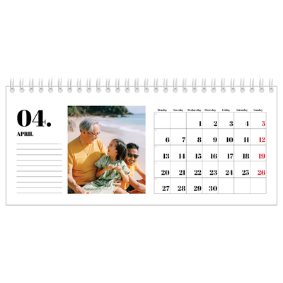 Desk calendars — Serif and moments [April]