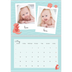 A4 Double Photo Calendar — Cute animals [May]