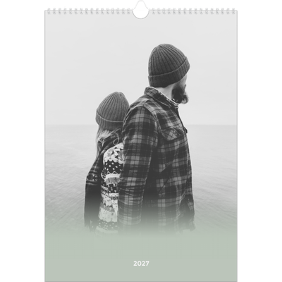 A3 photo calendars — Misty green [cover]