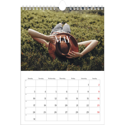 A4 Photo Calendar — Endless escape [May]