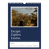 A4 Photo Calendar — Editorial Earth [January]