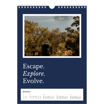 A4 Photo Calendar — Editorial Earth