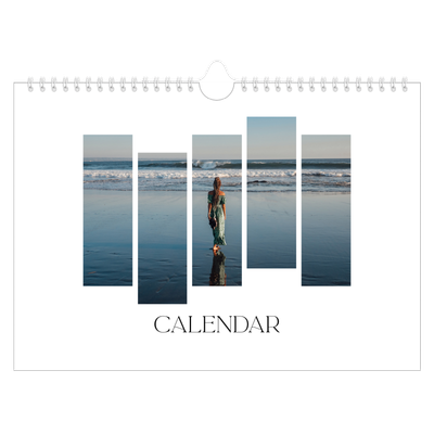 A4 Landscape Photo Calendar — Travel mosaics [cover]