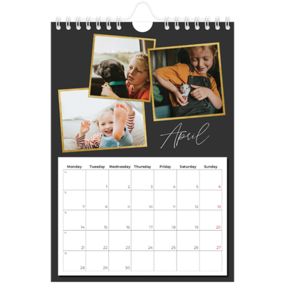 A5 Photo Calendar — So many memories [April]