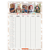 A3 Family Planner — Rustic Planner - Family of 5 [January]