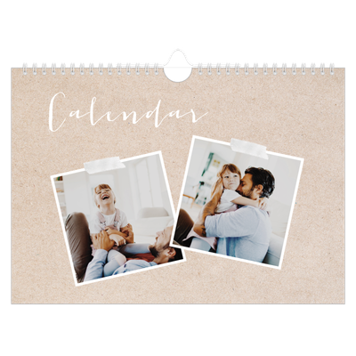 A4 Landscape Photo Calendar — Scrapbook calendar [cover]