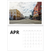 A4 Double Photo Calendar — White space [April]