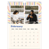 A3 photo calendars — Retro stripes [February]