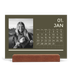 Easel Desk Calendar Landscape  — Contemporary bold [January]