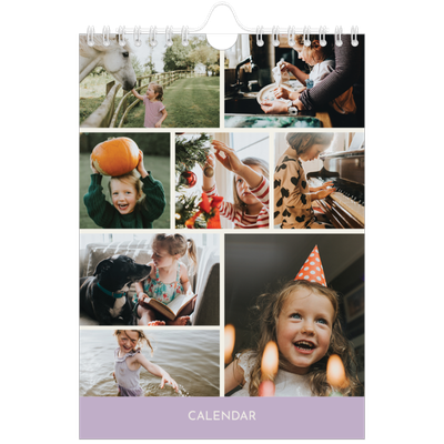 A5 Photo Calendar — Pastel chapters [cover]