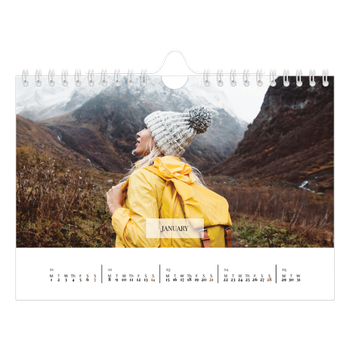 A5 Landscape Photo Calendar — Classic calendar