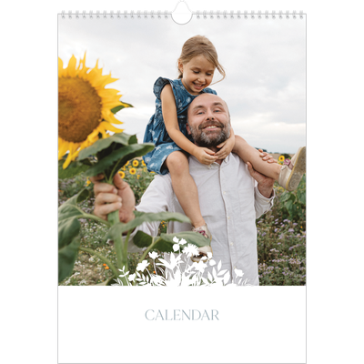 A3 photo calendars — Flower motif [cover]