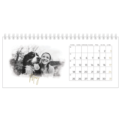 Desk calendars — Photo effects [May]