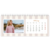 Desk calendars — Script and stripes [February]