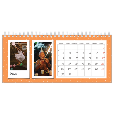 Desk calendars — Colour pop snapshots [March]