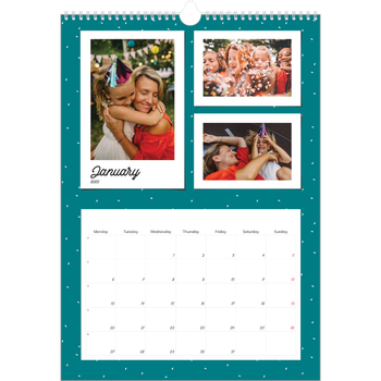 A3 Photo Calendar — Colour pop snapshots