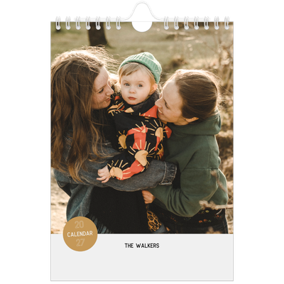 A5 Photo Calendar — Photo sticker [cover]