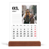 Easel Desk Calendar Portrait  — Serif and moments [March]