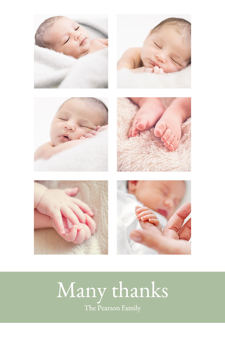 Thank you cards — Mosaic