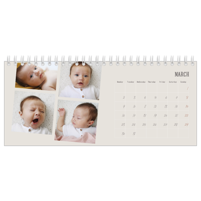 Desk calendars — Memories in motion [March]