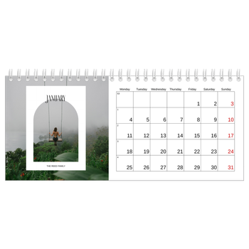 Desk Photo Calendar — The open arch