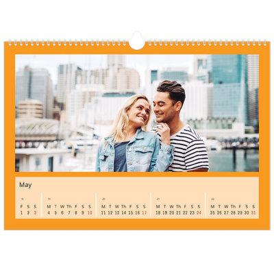 A3 Photo Calendar — Colour my world [May]