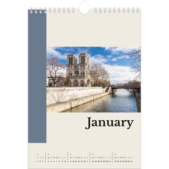 A4 Photo Calendar — Sights of the world