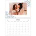 A4 Double Photo Calendar — Elegant floral [April]